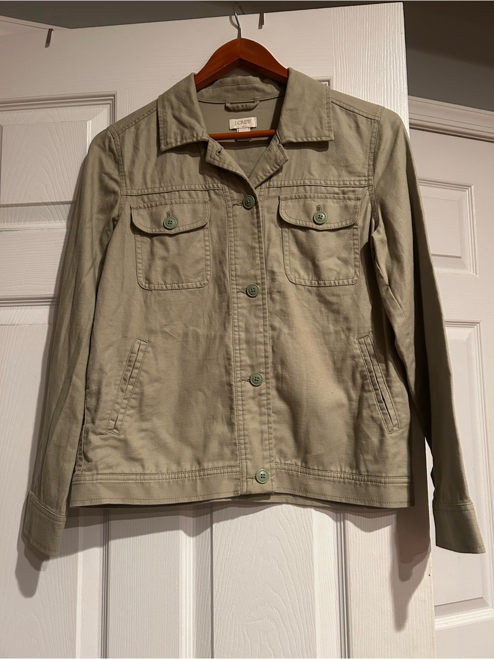 J. Crew Light Sage Utility Jacket